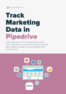Track Marketing Source Data in Pipedrive