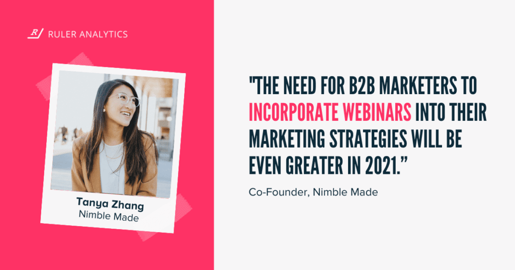 b2b lead generation tips - tanya zhang 