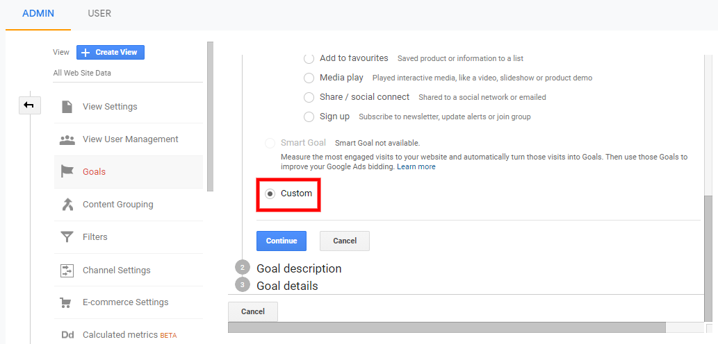 track offline conversions in google analytics - step 4 tracking phone calls -www.ruleranalytics.com